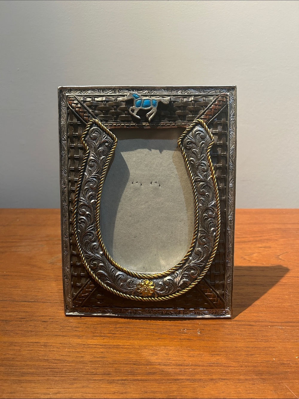 Horseshoe Horse Picture Frame 4x6 Western Decor